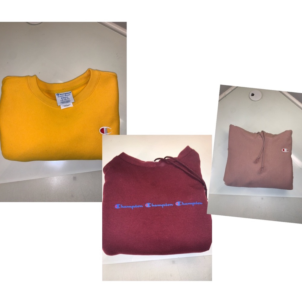bundle of 3 champion sweatshirts